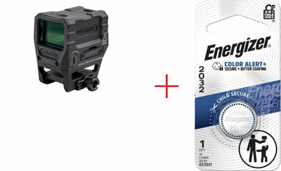 Коллиматорный прицел Holosun AEMS-CORE-X2-GR + Подарок Energizer 2032 Lithium 3V