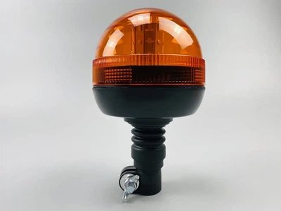 Маячок LED проблесковый 12В/24В, (128мм х 200мм), 40 LED диодов, крепление на штырь