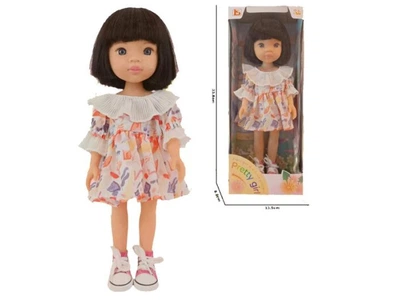Кукла в платье и кедах, 33 см, LS1301-12