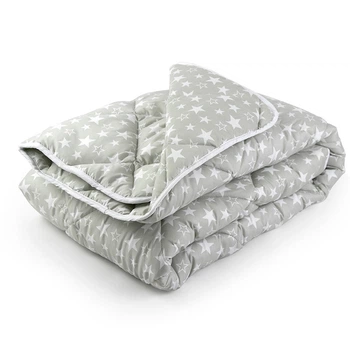 Одеяло Руно - Арктичне Тепло теплое серое полуторное 140x205 см 400 гр/м2 (29135)