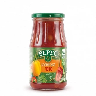 Лечо болгарське 500 г «Верес» с/б (4823105400737)