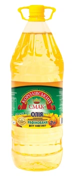 Масло подсолнечное рафинированное Королівський смак 2.0 л (4820175668142)