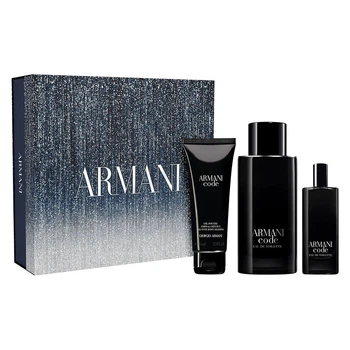 Подарунковий набір для чоловіків Giorgio Armani Code Туалетна вода 125 мл + міні 15 мл + Гель для душу 75 мл