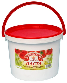 Томатна паста 25% Власівська Королівський смак 4900 г (4820044099183)