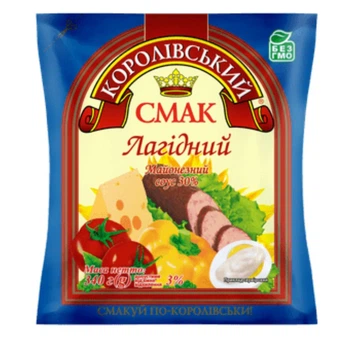 Соус майонезний 30% Лагідний Королівський смак 340 г (4820175669774)