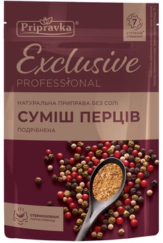 Приправа Суміш перців мелена Exclusive Professiona Приправка 35 г (4820039292865)