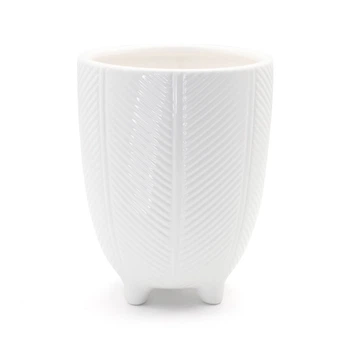 Горщик-кашпо для рослин MBM HOME DH-FLOWERS-28 M WHITE білий