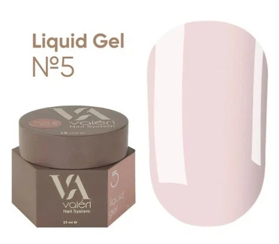 Жидкий гель Valeri Liquid Gel №005 персиковый 15 мл