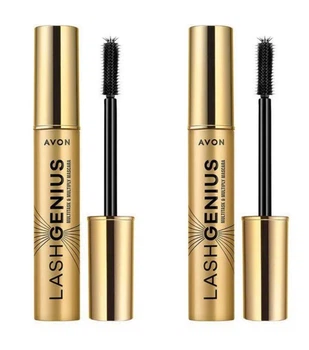 Многофункциональная тушь для ресниц Avon True One Lash Genius Mascara 5в1 черная, 2 x 10 мл