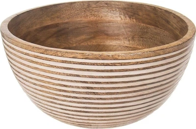 Miska drewniana Orion Mango Brązowa 25 cm 3 l (8592381175870)