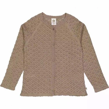 Підлітковий кардиган для дівчинки Green Cotton 140 см Бежевий (25111279)