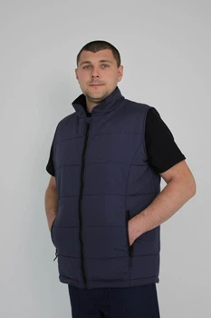 Жилет утеплений робочий Comfort 56-58 синій