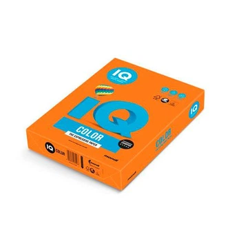 Папір кольоровий IQ Color A4 80 г/м2 500 аркушів Помаранчевий (OR43/A4/80/IQ) INTENSIV