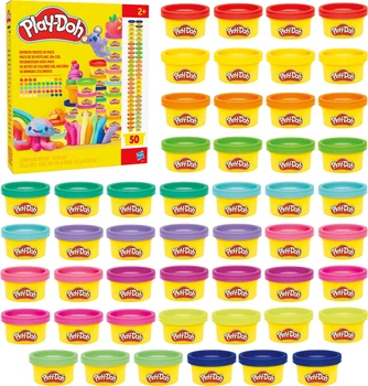Набір маси для ліплення Hasbro Райдужні сюрпризи 50 баночок (5010996316905)