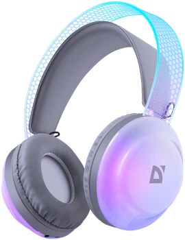 Навушники Defender FreeMotion B651 RGB Bluetooth White (4745091890906)