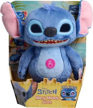 Интерактивная плюшевая игрушка Cтич Disney Stitch Many Moods 14 inch Interactive Plush 50 Sounds