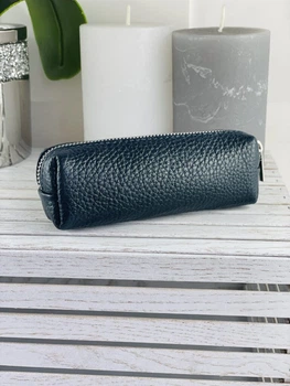 Ключница кожаная DeKOL 040080-40fl синий текстурный