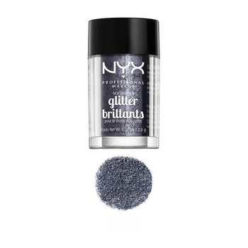 Глиттерная пудра для макияжа NYX Professional Glitter Gunmetal GLI12