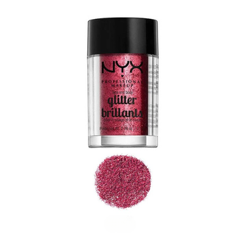 Глиттерная пудра для макияжа NYX Professional Glitter Red GLI09