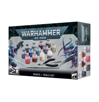 Набір фарб WARHAMMER 40000 PAINTS + TOOLS ENG/SPA/PORT/LATV/ROM
