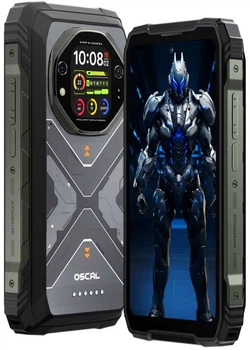 Мобильный защищенный смартфон Oscal Tank 1 (16+512Gb, АКБ 20000 мАч) Black