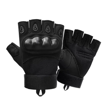 Тактические перчатки без пальцев KT7006242 черные размер XL