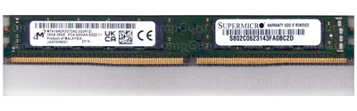 Оперативная память для ПК Micron DDR4 16GB 3200MHz UDIMM ECC 2Rx8 PC4-3200AA (MTA18ADF2G72AZ-3G2R1ZI)