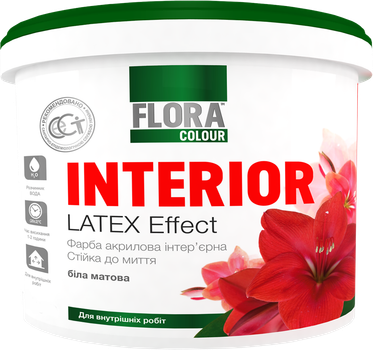 Краска интерьерная акриловая Flora Сolour Latex Effect INTERIOR 7 кг