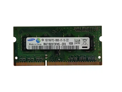 Оперативная память для ноутбука SODIMM Samsung DDR3 1Gb 1066MHz PC3-8500S (M471B2873FHS-CF8) 13889 Б/У