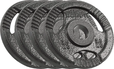 Набір олімпійських дисків Rebel Active гумові 4 x 2.5 кг (5901890118620)