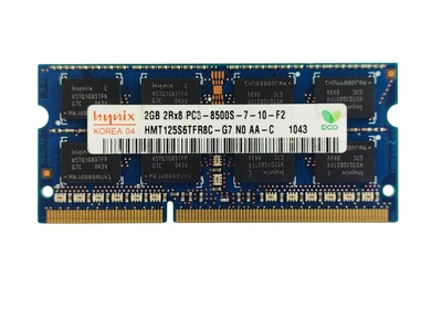 Оперативная память для ноутбука SODIMM Hynix DDR3 2Gb 1066MHz PC3-8500S (HMT125S6TFR8C-G7) 14412 Б/У