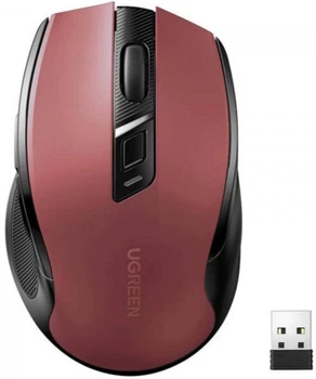 Беспроводная эргономичная мышь UGREEN, 2.4 ГГц + Bluetooth, 4000 DPI, Silent Click (MU006)