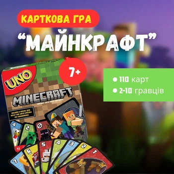 Настольная игра UNO Minecraft