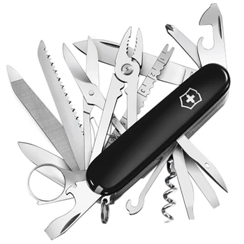 Ніж складний, мультитул Victorinox Swisschamp (91мм, 33 функції), чорний 1.6795.3