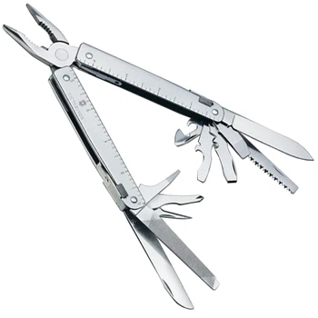 Ніж складний, мультитул Victorinox Swisstool (115мм, 29 функцій), з шкіряним чохлом 3.0323.L