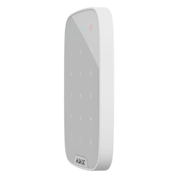 Бездротова сенсорна клавіатура Ajax KeyPad White (8706.12.WH1) Білий