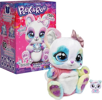 Інтерактивна іграшка Райдужна Панда Піка-Ру та Бебі Peek-A-Roo Rainbow Panda-Roo