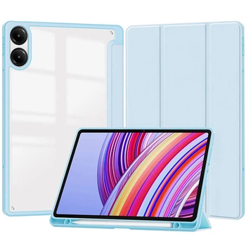 Чехол Clear Acrylic Xiaomi Redmi Pad 2 Pro 12.1" (2025) с местом для стилуса Голубой