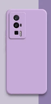 Силиконовый чехол Soft Touch для Xiaomi Poco F5 Pro Лавандовый