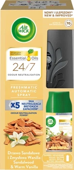 Автоматичний освіжувач повітря Air Wick Freshmatic Сандалове дерево та чуттєва ваніль 250 мл