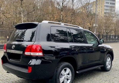 Рейлинги на крышу Toyota Land Cruiser 200 2007-2020 качество оригинала (алюминий 2шт.) цвет серебро для Toyota Land Cruiser 200 2007-2015 (1479)