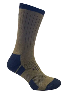 Термоноски OPTIMIST "Merino" зимние высокие шерсть кайот-черные (44-46),20429