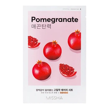 Тканевая маска с экстрактом граната MISSHA Airy Fit Sheet Mask Pomegranate, 1 шт