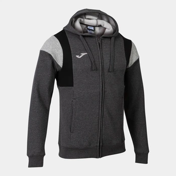 Олімпійка Joma CONFORT II з капюшоном сіра 102733.151 Joma XS