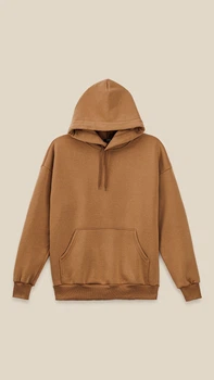 Худі однотонний чоловічий LAWA MBC02336 3XL Коричневий shop (2888000025241)