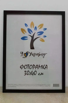 Фоторамка Алан 30х40 см вишнева, багет 1611 Оргскло
