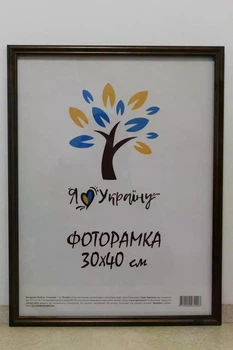 Фоторамка Алан 30х40 см бронзова, багет 1515 Скло