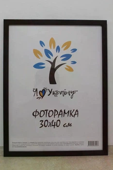 Фоторамка Алан 30х40 см коричнева, багет 1611