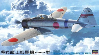 Збірна модель 1:48 літак Zero Fighter type 11 Hasegawa (09142)