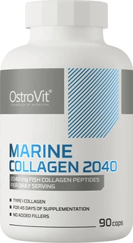 Suplement diety OstroVit Marine Collagen 2040 90 kapsułek (5903933913667)